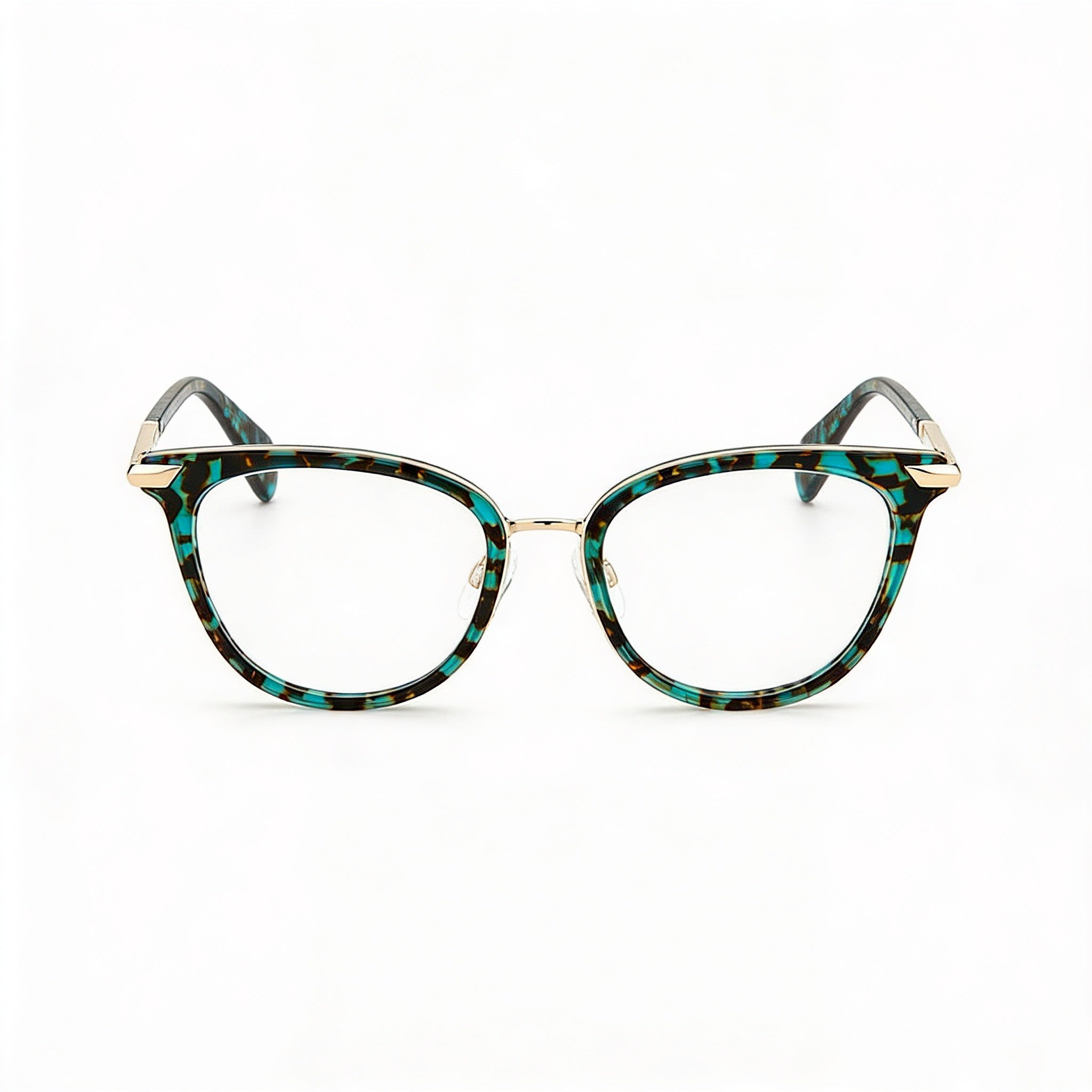 Gafas de sol modernas para mujer rag & bone con marco de metal y color verde habana, ancho de lente de 51 mm, Photo 2
