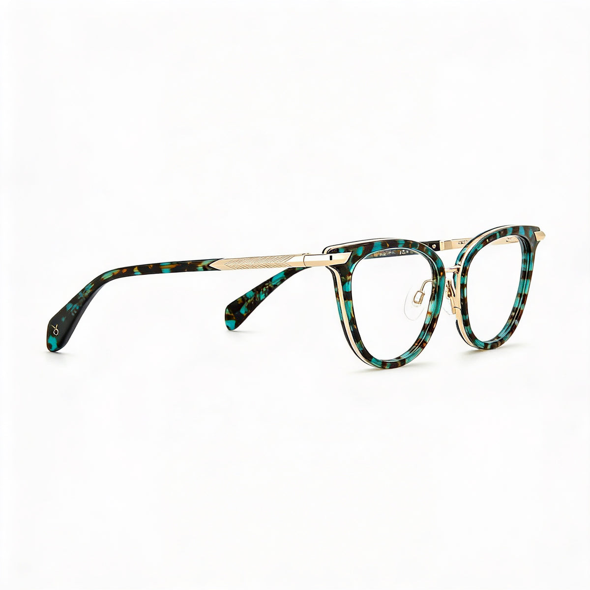 Gafas de sol modernas para mujer rag & bone con marco de metal y color verde habana, ancho de lente de 51 mm, Photo 3