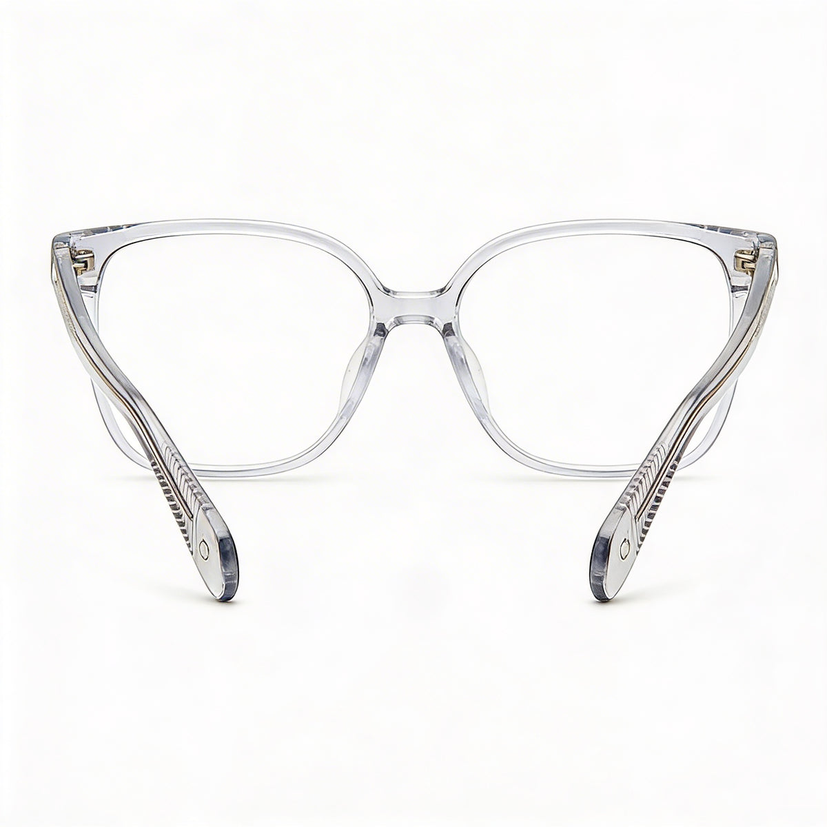 Rag & Bone RNB3053 Dark Ruthenium/Grey Oval Eyeglasses Unisex, 54mm, Photo 3