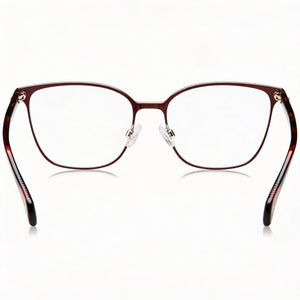 Rag & Bone Rnb3058/g Rectangle Eyeglasses for Women — interior view, Polycarbonate demo lenses