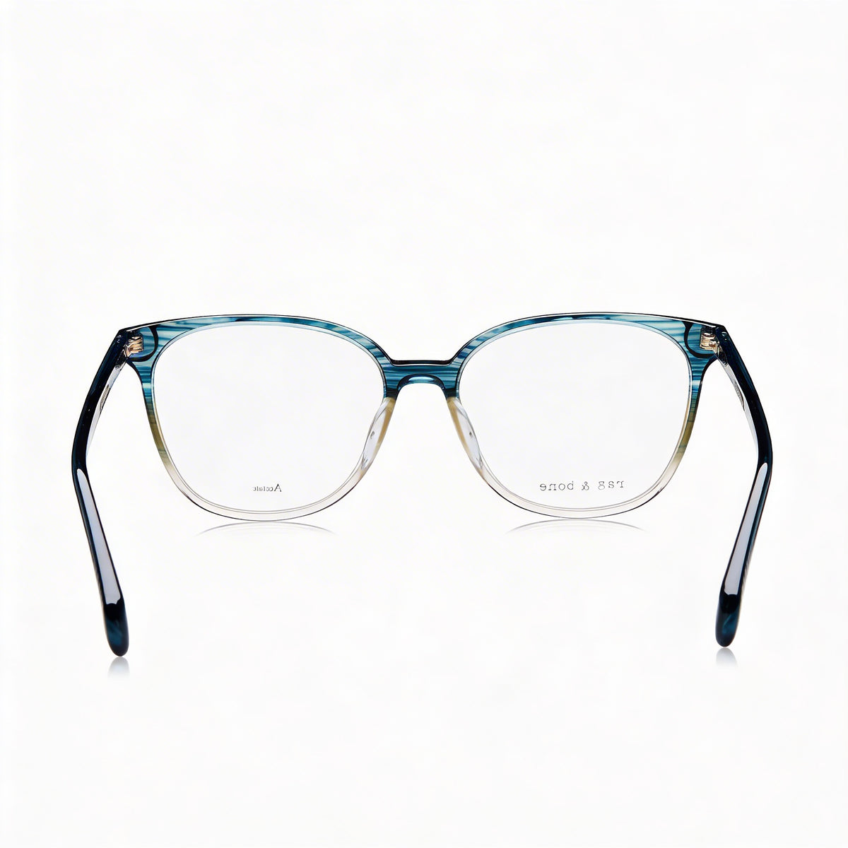 Gafas graduadas cuadradas azules Rag & Bone Rnb3059 para mujer, 52mm, Photo 3