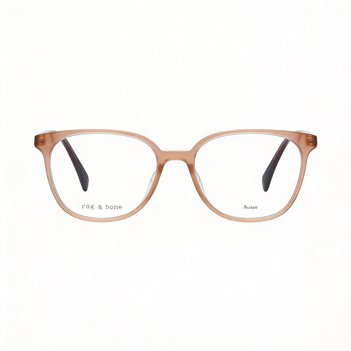 Rag & Bone Rnb3059 Brown Square Eyeglasses for Women, Acetate 52mm, Photo 2