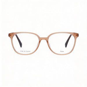 Rag & Bone Rnb3059 Square Eyeglasses for Women — front view, Acetate