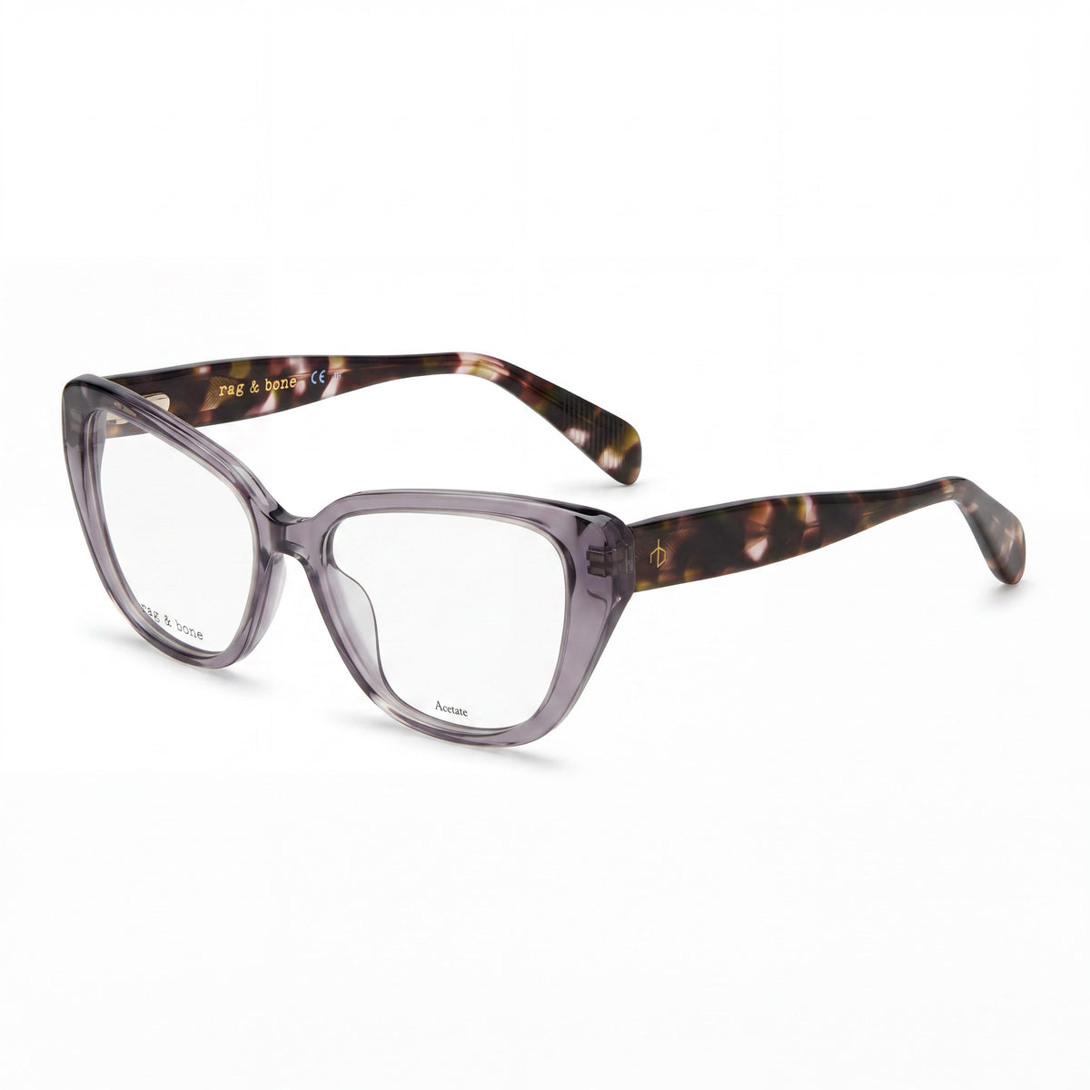 Gafas rectangulares multicolor Rag & Bone Rnb3061 para mujer, 54 mm, Photo 1