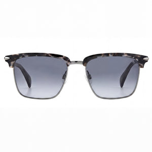 Rag & Bone RNB5034/G/S Square Sunglasses for Women — front view, Stainless Steel frame