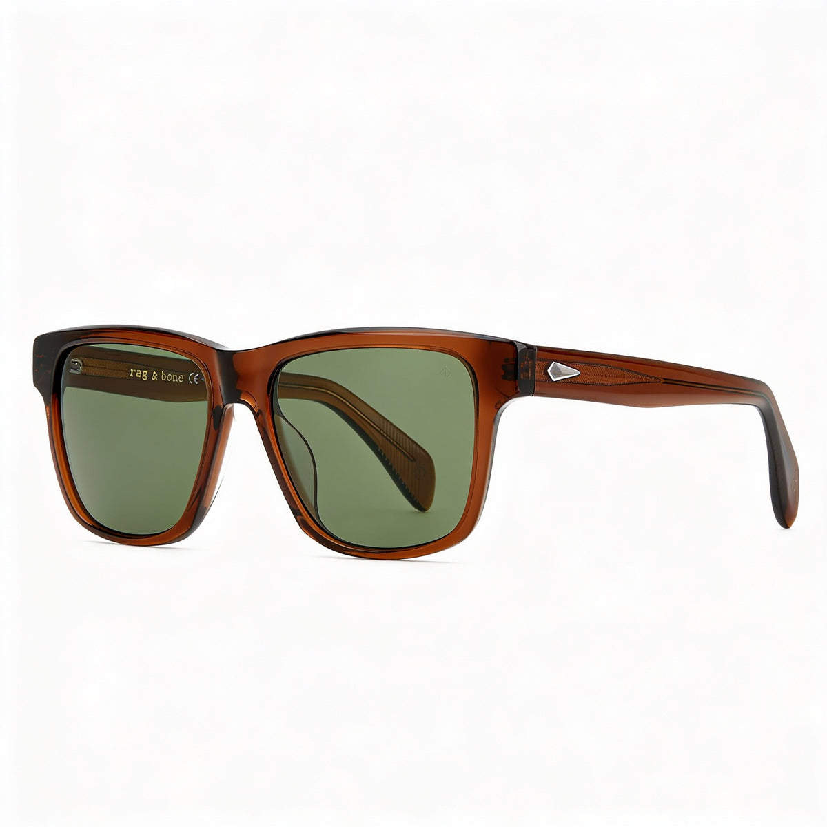 Rag & Bone RNB5041/S Transparent Brown Sunglasses for Men, 54mm, Photo 3