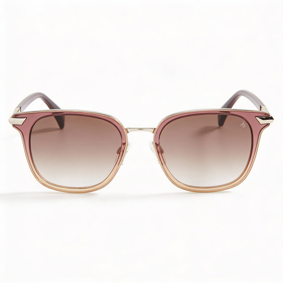 Gafas de sol rectangulares violetas Rag & Bone RNB6000/S para mujer, 52 mm, Photo 2