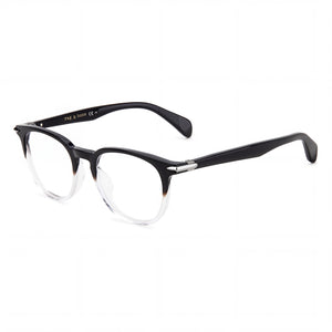 Rag & Bone Rnb7028/g Black Round Eyeglasses for Women, Acetate frame
