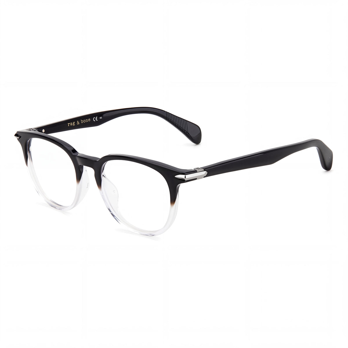 Rag & Bone Rnb7028/g Black Shaded Crystal Eyeglasses for Women, 50mm, Photo 1