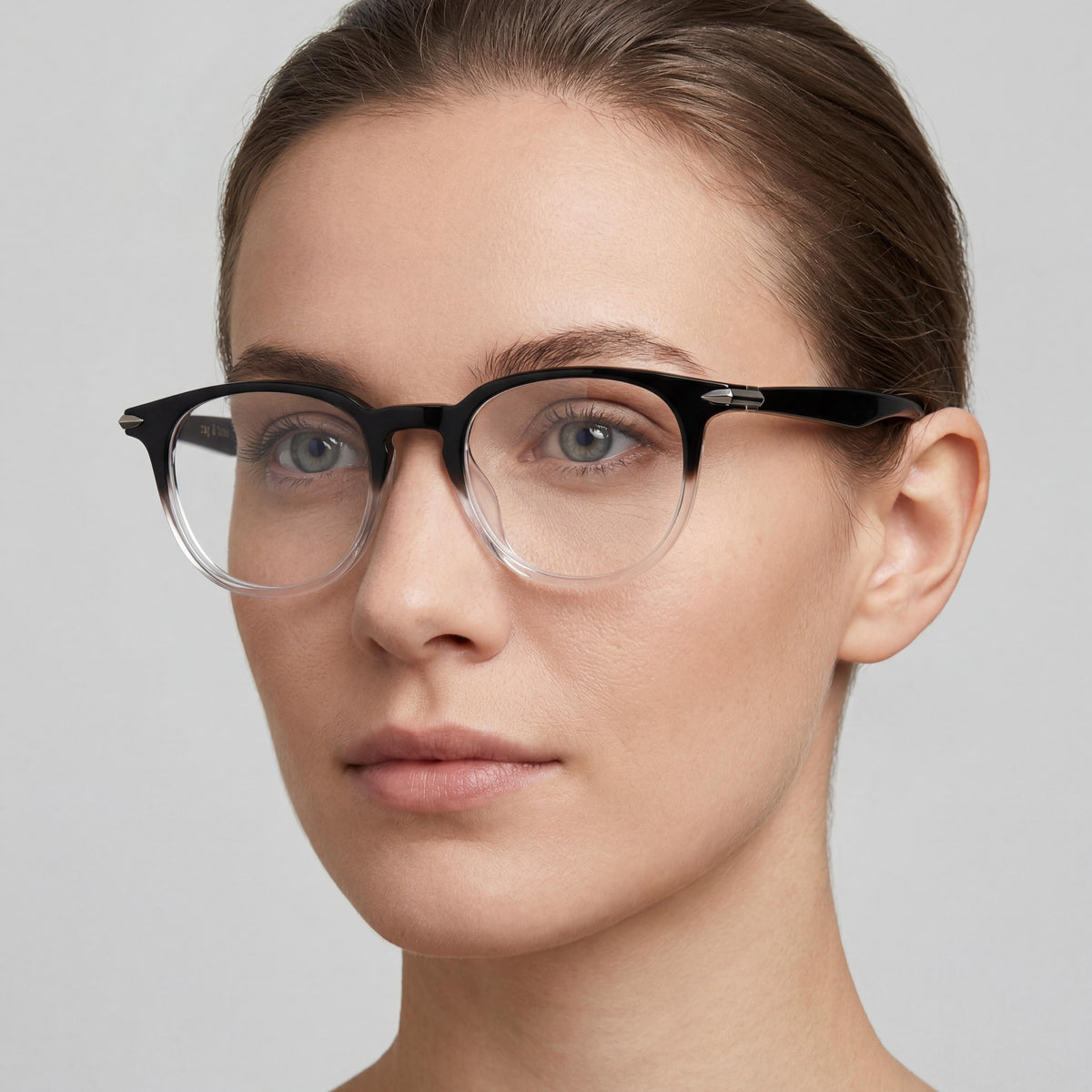 Rag & Bone Rnb7028/g Black Shaded Crystal Eyeglasses for Women, 50mm, Photo 3