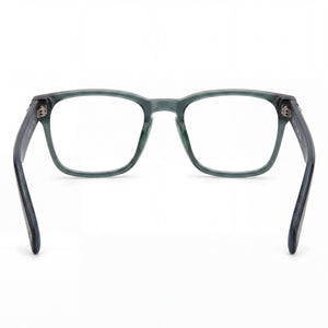 Rag & Bone RNB7032/G Rectangle Eyeglasses Women — side view, Gray Acetate temples