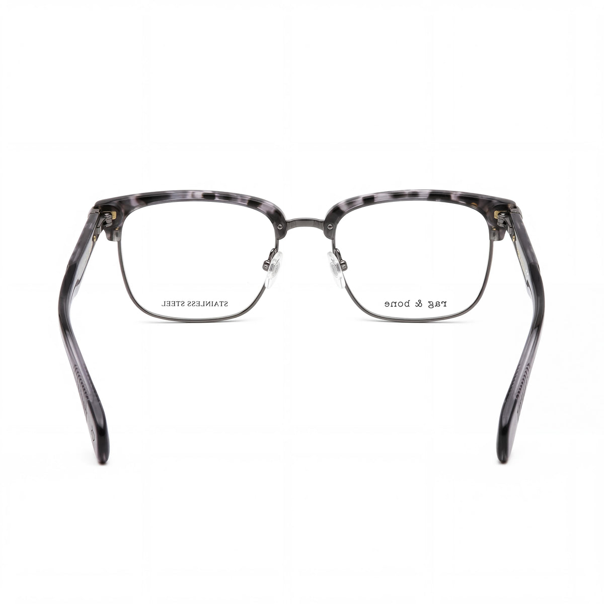 Gafas graduadas Rag & Bone RNB7038/G Negro Gris Habana para hombre, 51mm, Photo 3