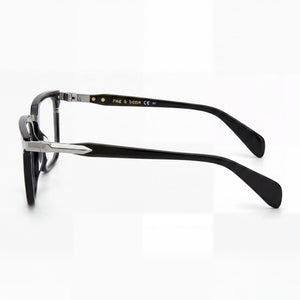Rag & Bone Rnb7039 Rectangle Eyeglasses Unisex — front view, Metal