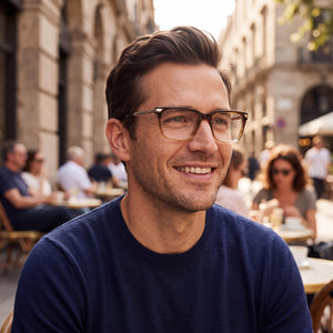 Rag & Bone Rnb7043 Brown Eyeglasses Men — lifestyle wear, study and reading