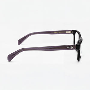 Rag & Bone RNB7045 Rectangle Eyeglasses for Men — front view, Acetate