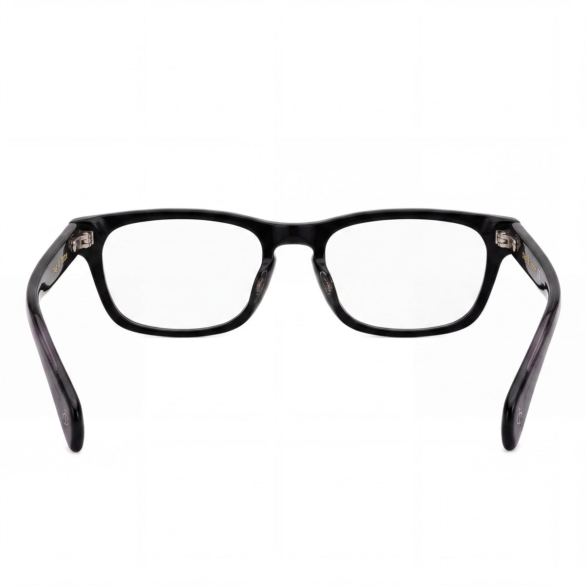 Gafas graduadas rectangulares para hombre Rag & Bone RNB7045 negras, 54mm, Photo 3