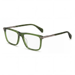 Rag & Bone Rnb7047 Green Rectangle Eyeglasses for Women, Acetate frame