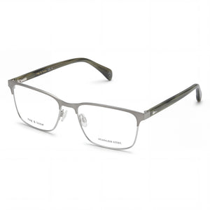 Rag & Bone Rnb7051/g Black Rectangle Eyeglasses for Men, Black frame