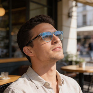 Rag & Bone RNB7052 Blue Eyeglasses Men — lifestyle wear, everyday errands