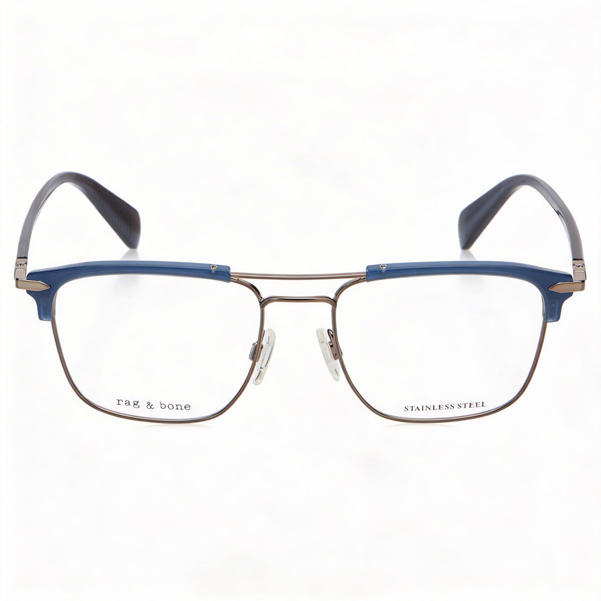 Rag & Bone Rnb7055/g Black Rectangle Eyeglasses for Women, 54mm, Photo 2