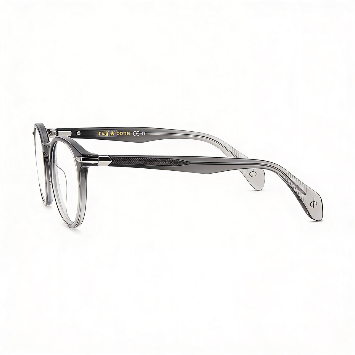 Rag & Bone Rnb8003 Round Eyeglasses for Women, 48mm, Photo 3