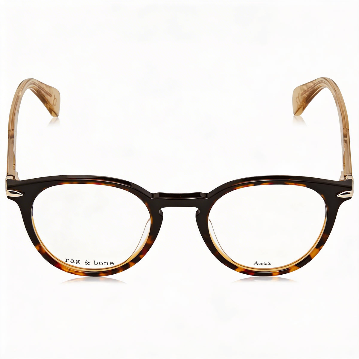 Rag & Bone Rnb8003 Havana Round Eyeglasses for Women, 48mm, Photo 2
