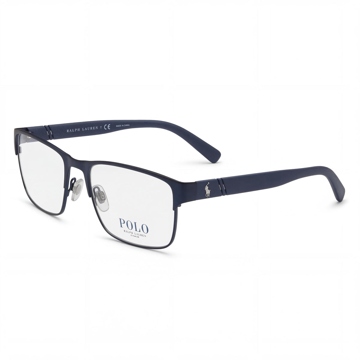 Ralph Lauren Ph1175 Matte Navy Blue Rectangle Eyeglasses for Men, 56mm, Photo 1