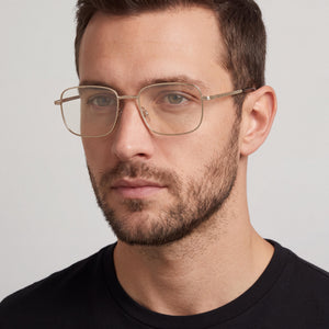 Ralph Lauren Ph1218 Semishiny Pale Gold Eyeglasses Men — lifestyle wear, fashion-forward daily accessory