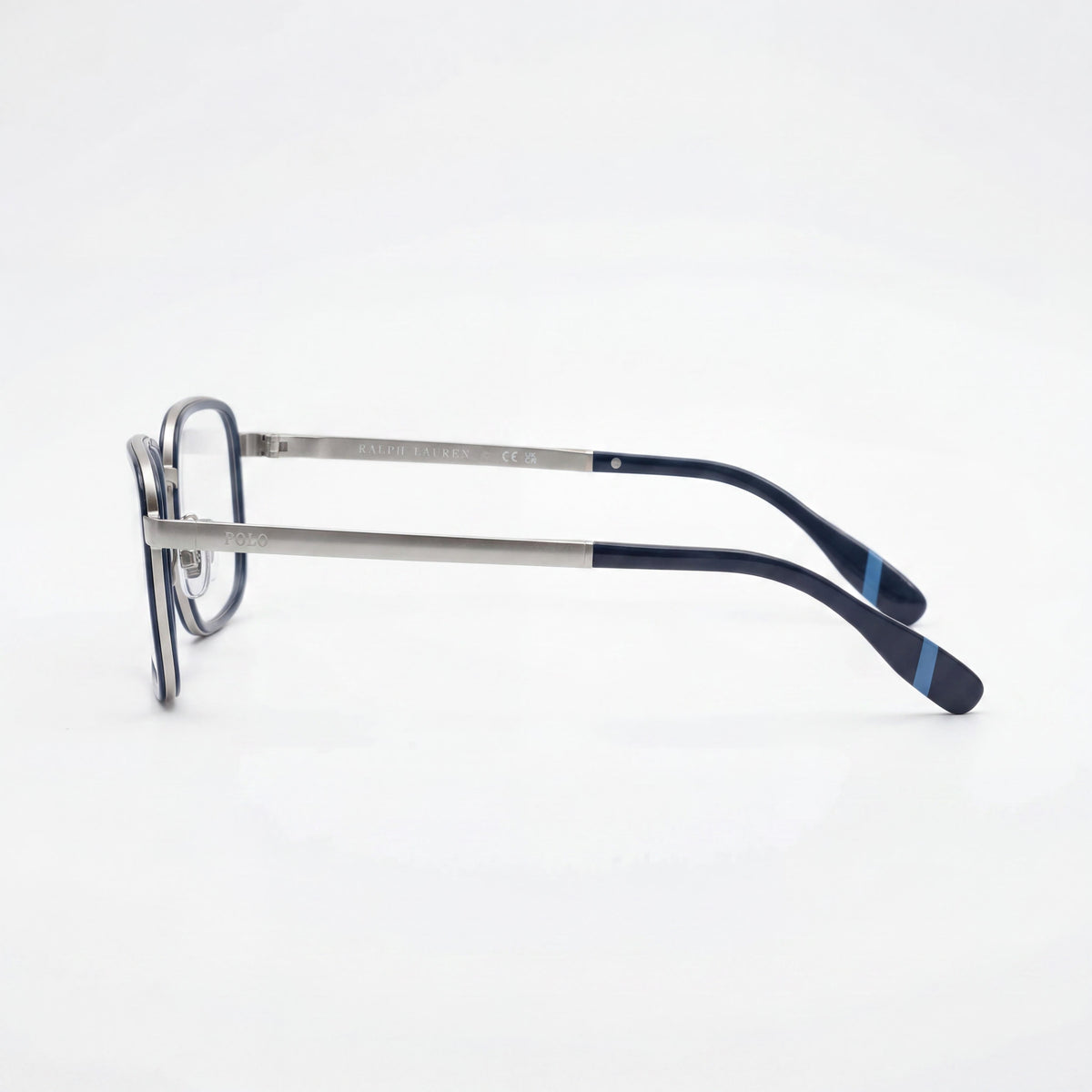 Ralph Lauren Ph1225 Navy Blue/Silver Rectangle Eyeglasses for Men, Photo 3