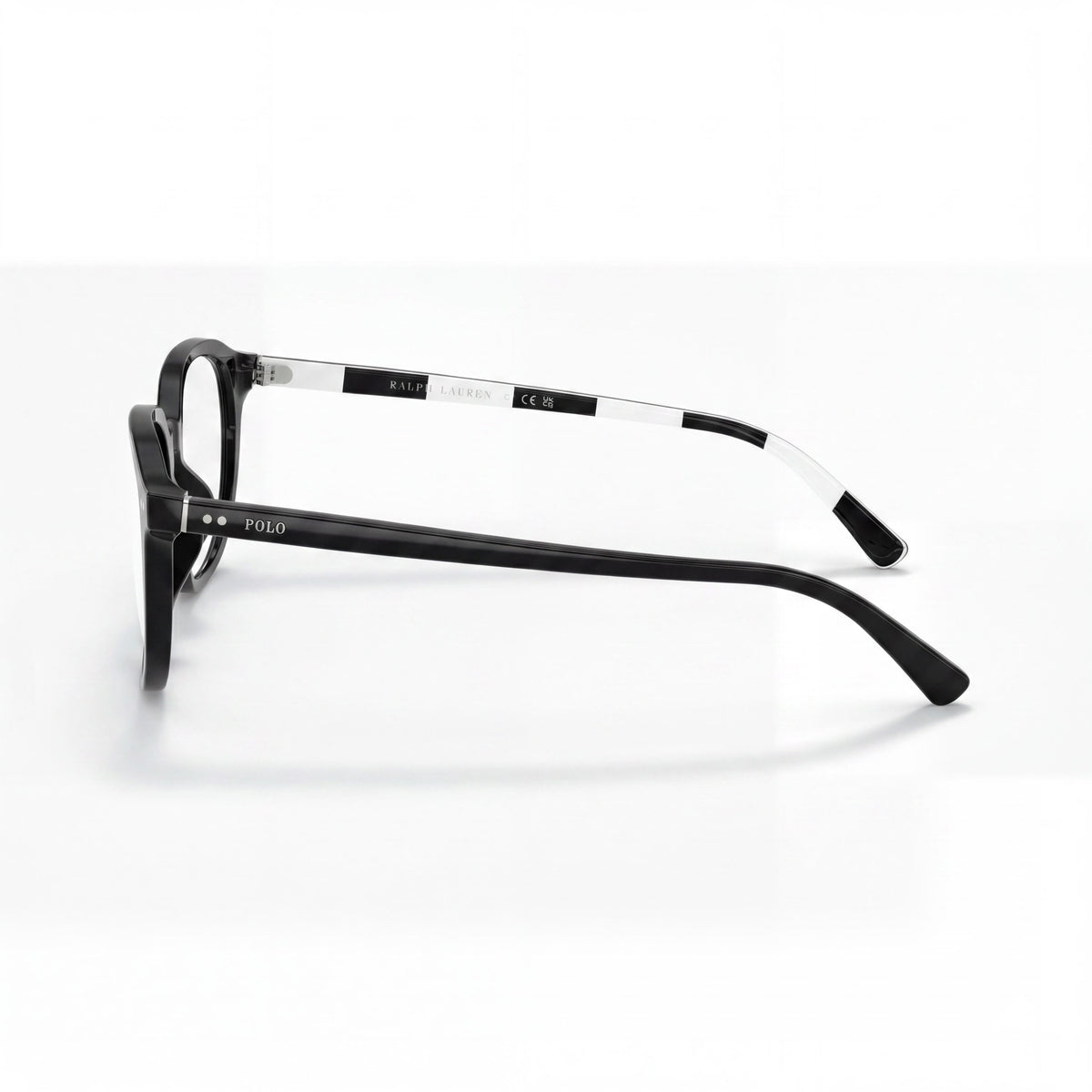 Ralph Lauren Ph2283u Shiny Black Square Eyeglasses for Women, 52mm, Photo 2