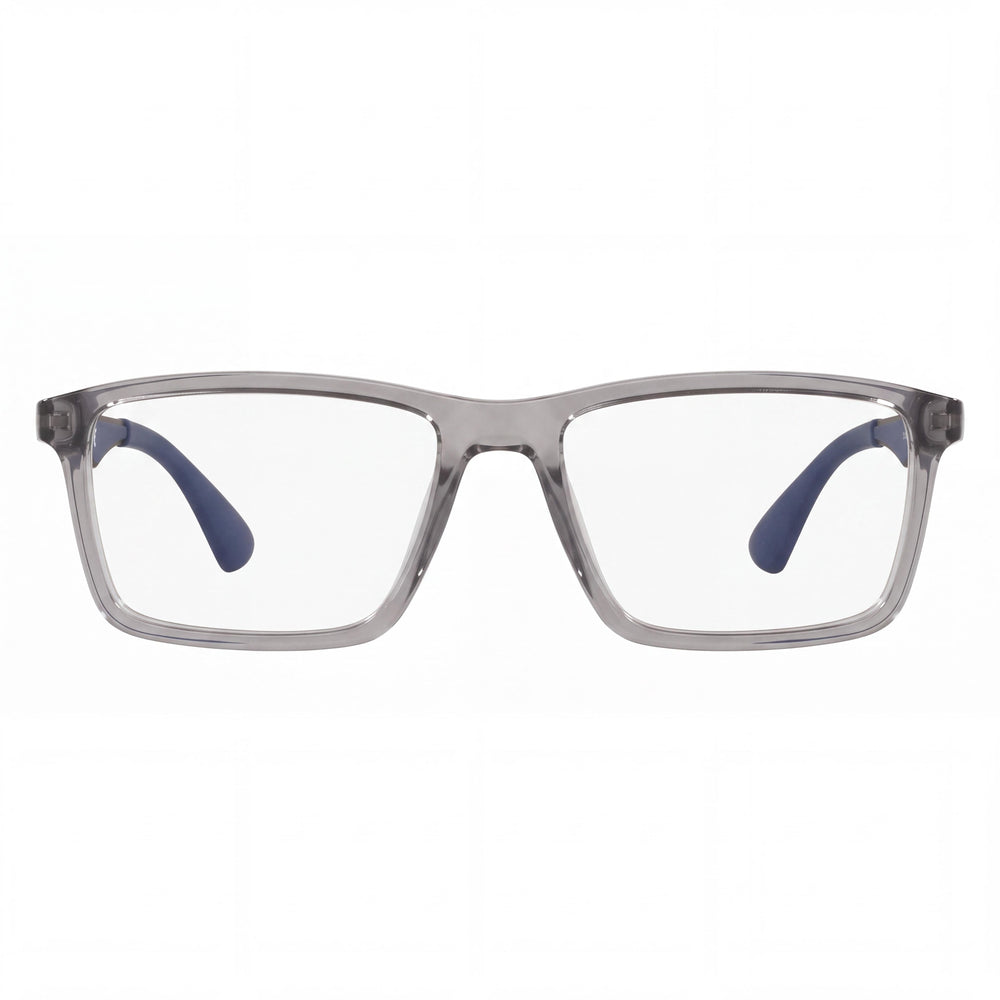 Ray-Ban 0RX7056 Rectangle Eyeglasses for Men — front view, Plastic