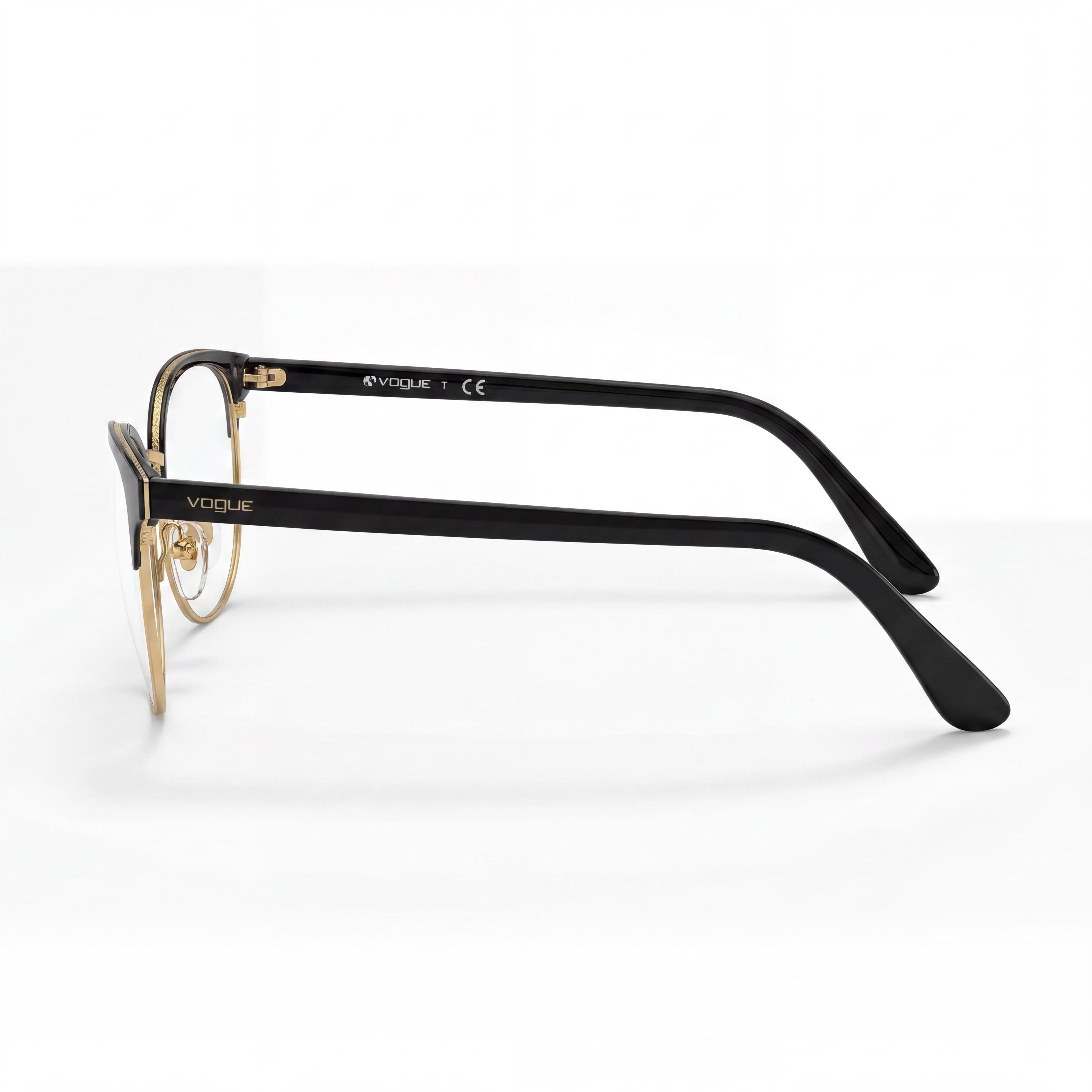 Gafas Vogue VO 4088 Cat Eye Negras y Doradas para Mujer, Plástico 50mm, Photo 2