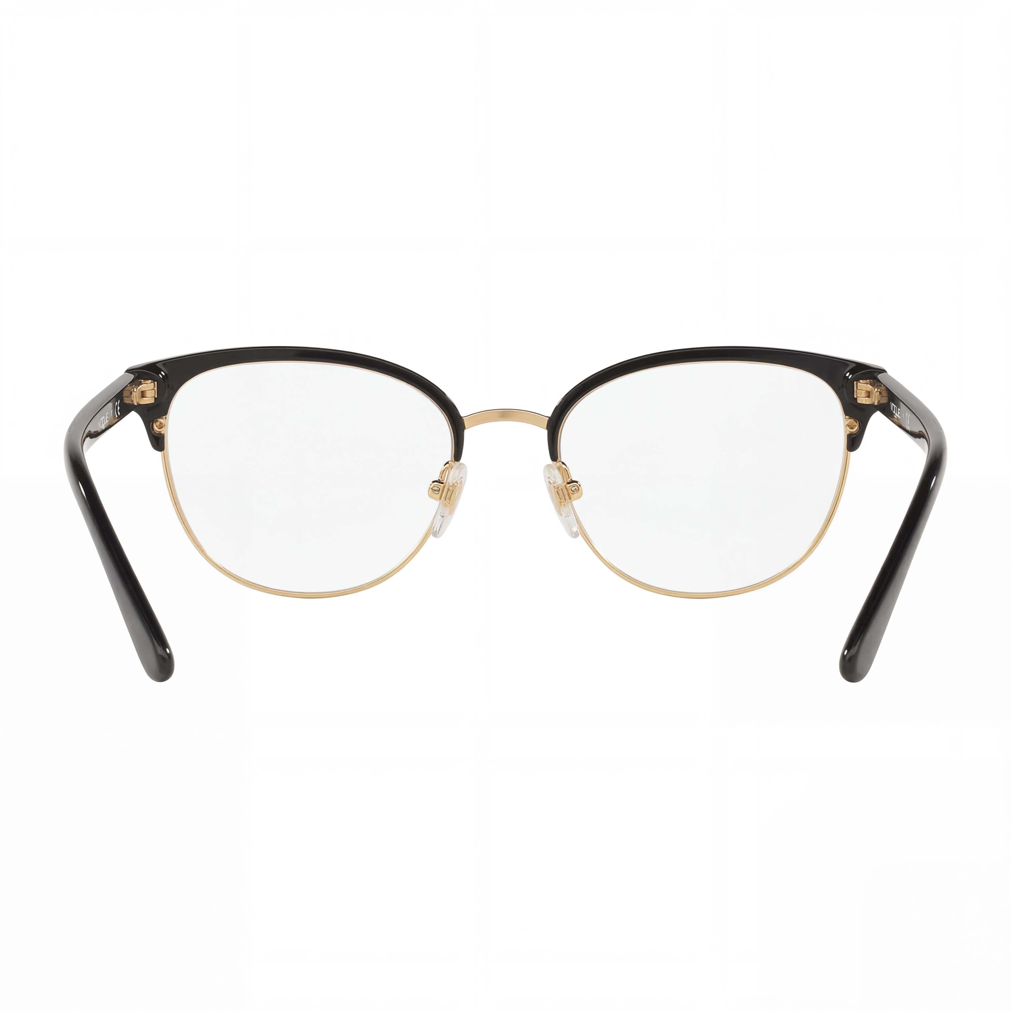 Gafas Vogue VO 4088 Cat Eye Negras y Doradas para Mujer, Plástico 50mm, Photo 3