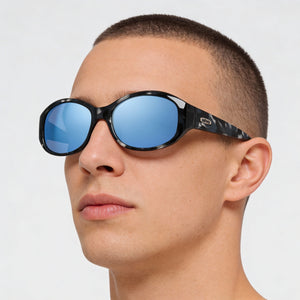 Revo Blue Sunglasses Men — lifestyle wear, sunny weather accessory