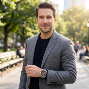 Roberto Bianci Casual Men's Watch — wrist wear, Stainless Steel band everyday timepiece