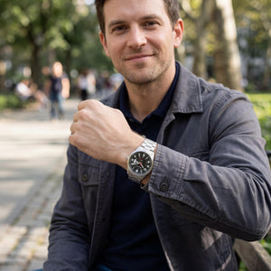 Roberto Bianci Men's Watch — wrist wear, Stainless Steel band everyday timepiece