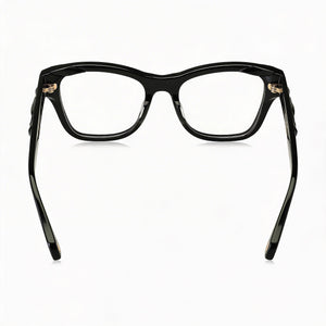 Roberto Cavalli Butterfly Eyeglasses Unisex — side view, Black frame temples