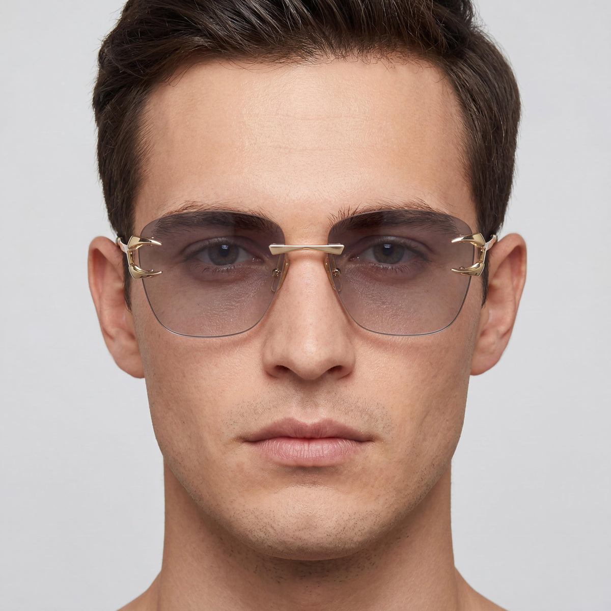 Roberto Cavalli SRC008M Rose Gold Square Sunglasses Unisex, 59mm, Photo 5
