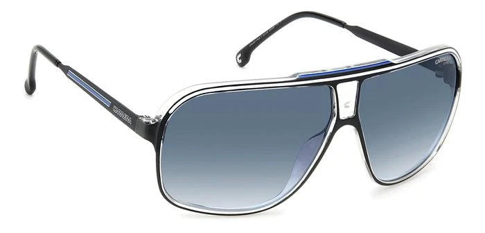 buy Carrera Grand Prix 3 Unisex Oversized Rectangle Black/Blue Sunglasses