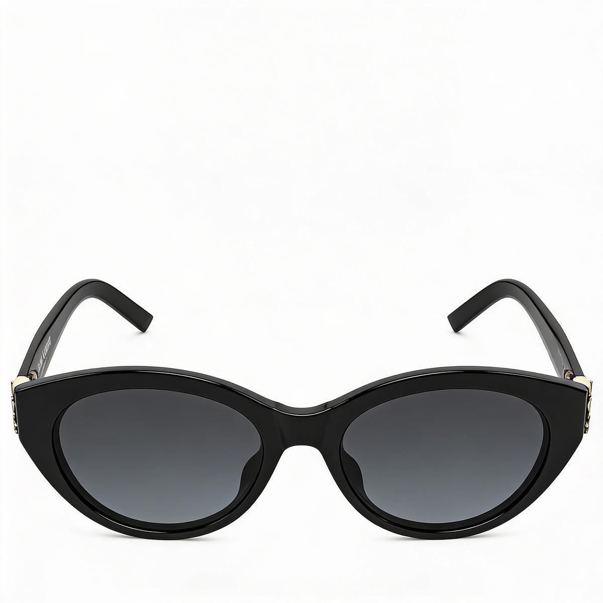 Saint Laurent Black Oval Polarized Sunglasses Unisex, Photo 2