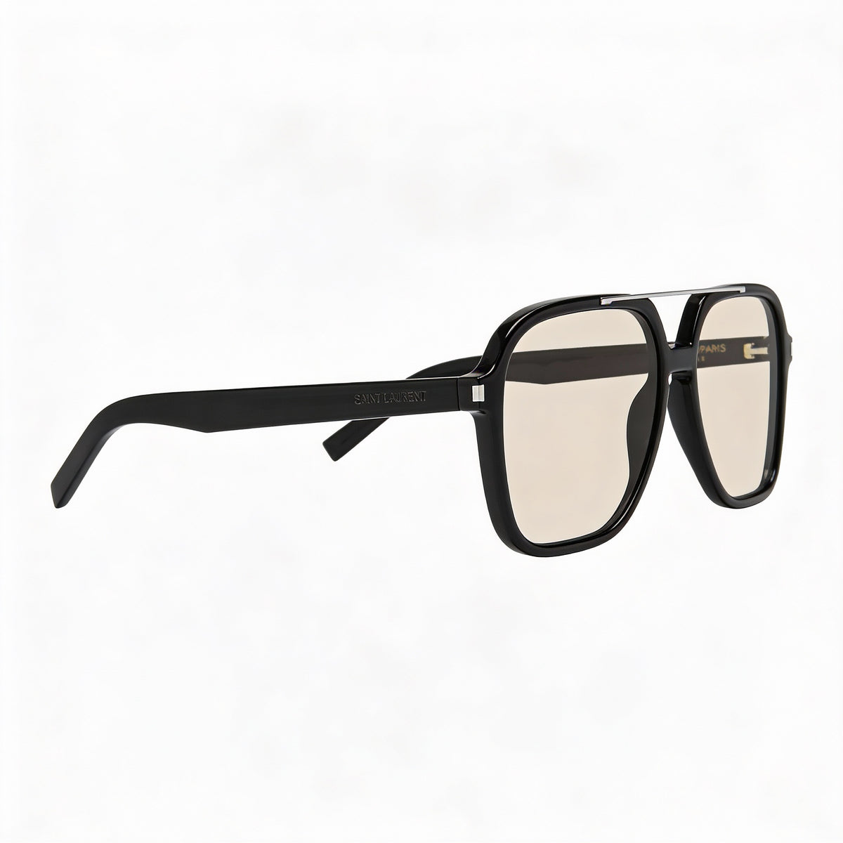 Gafas de sol unisex Saint Laurent SL 545 cuadradas, negro-negro-amarillo, 58 mm, Photo 2