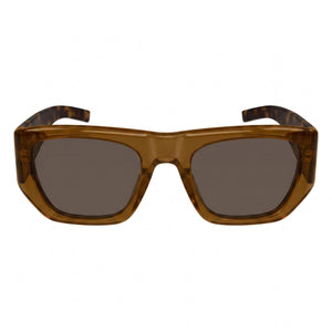 Saint Laurent Rectangle Sunglasses for Women — front view, Black frame