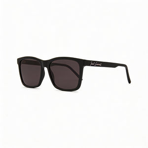 Saint Laurent Classic Rectangle Sunglasses Men — side view, Non-Polarized Black lens