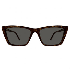 Saint Laurent Cat Eye Sunglasses for Women — front view, Beige frame