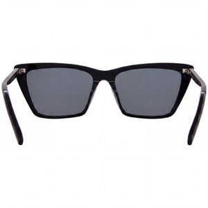 Saint Laurent Minimalist Classic Rectangle Eyeglasses for Women — front view, Plastic