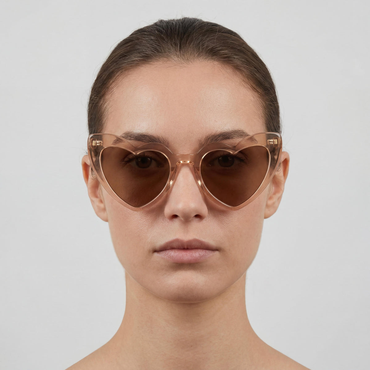 Gafas de sol Saint Laurent SL 181 Loulou-020 para mujer en color beige, 54 mm, Photo 5