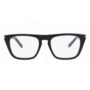 Saint Laurent SL 343 Square Eyeglasses Unisex — front view, Acetate
