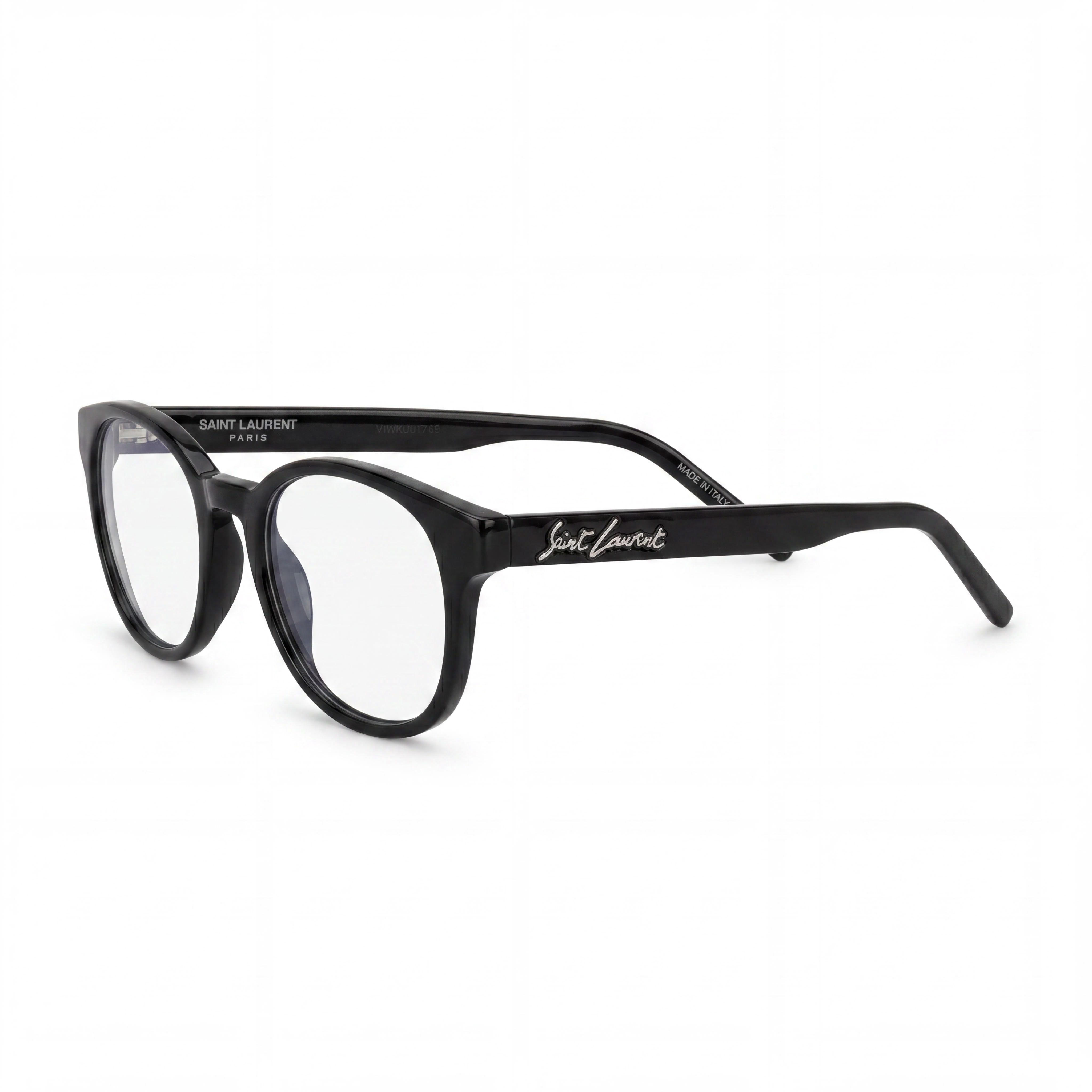 Gafas redondas unisex Saint Laurent SL 399 001 53 Negras, Photo 1
