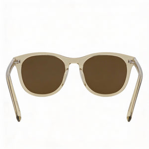 Saint Laurent SL 401 008 Round Sunglasses Unisex — side view, Non-Polarized Yellow lens