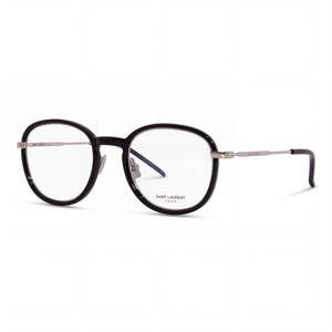 Saint Laurent SL 436 Black Round Eyeglasses Unisex, Injected Plastic frame